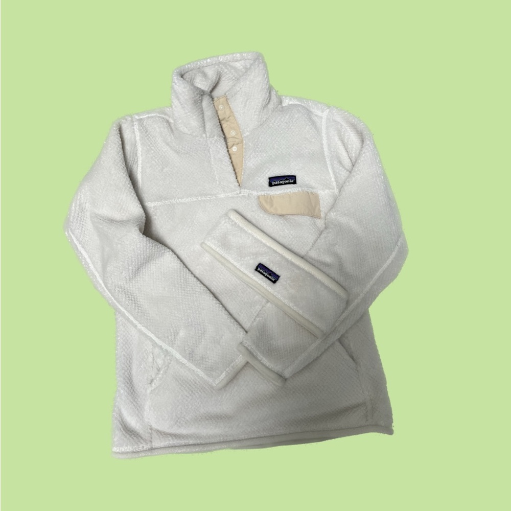 Patagonia Women’s Re-tool Snap-T Fleece Pull-over with matching Headband